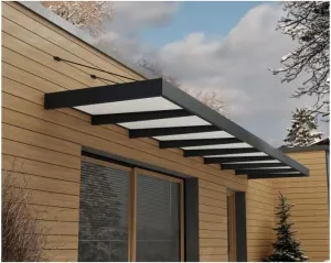 - Canopia Sophia XL 8000 25' X 5' Awning - Gray/Mist (HG9538)