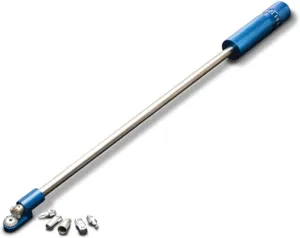 08-0229 Carb Tool 90 Degree w/Bits, Max torque is 50 lb/in, 17 1/2" long, Precision Made of Aircraft grade Aluminum and Stainless Steel