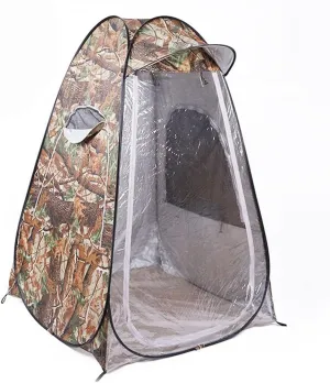1-2 Person Double Layer Silicone Tent Outdoor Camping Sun Shelter Instant Cabana Portable Shade Canopy for Hiking Wilderness Survival Mountaineering