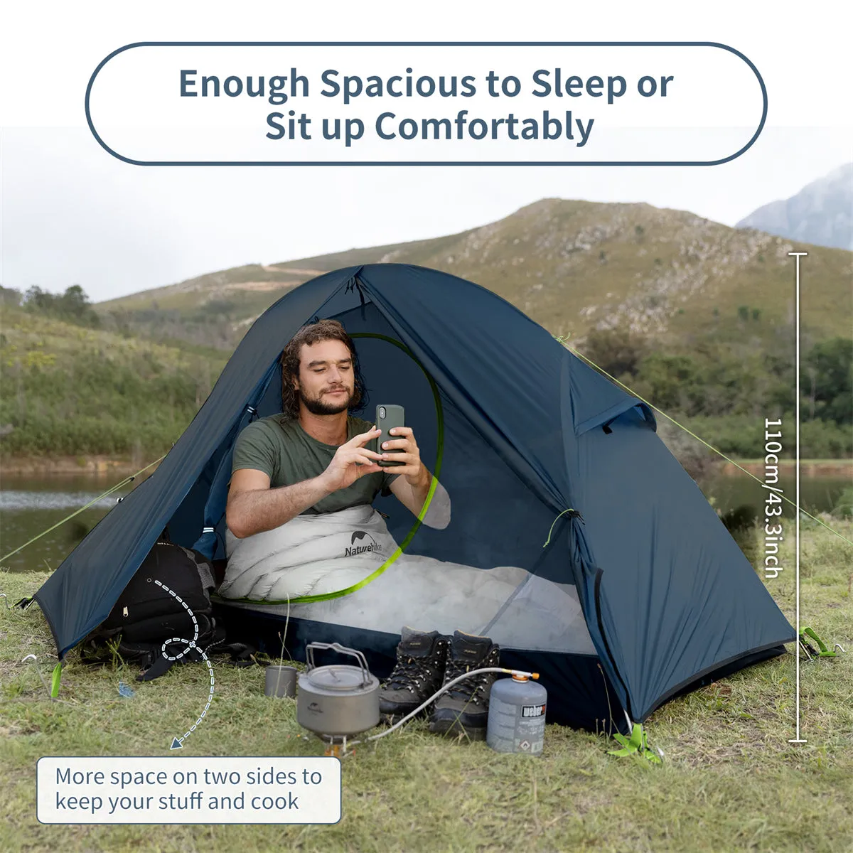 1 Person  Cycling  Backpack Tent