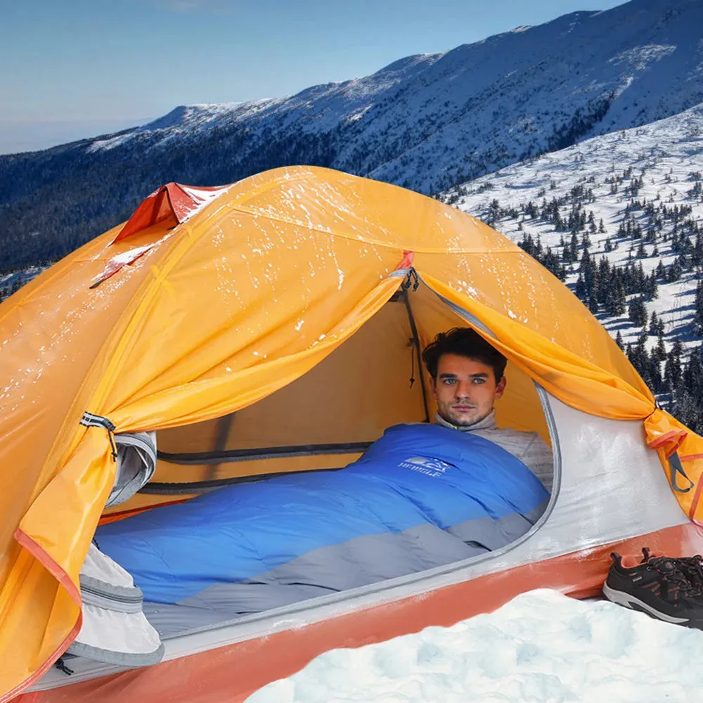 1-Person Ultralight Camping Tent - Double Layer, Waterproof with Floor Mat