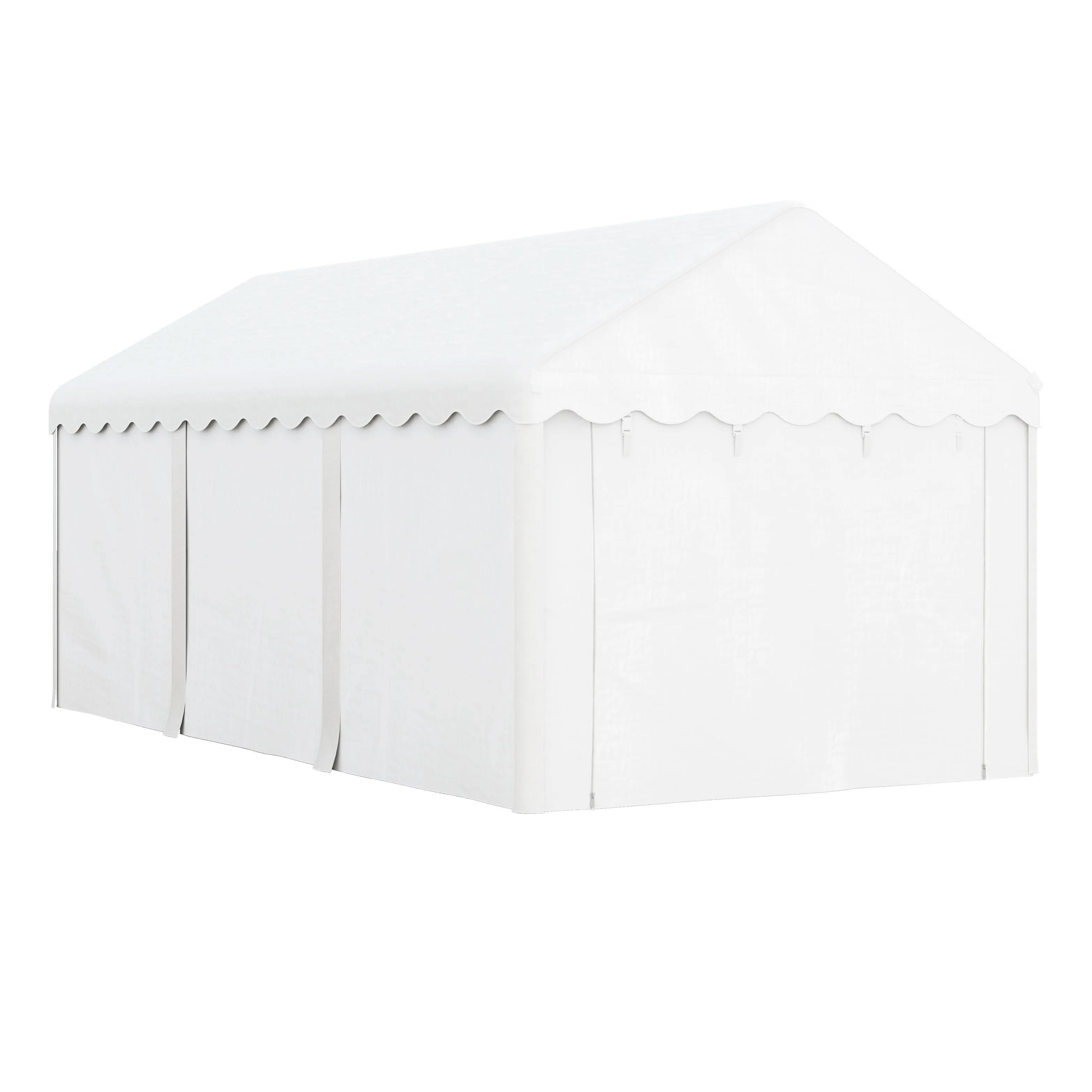 10' x 20' Portable Garage with Heavy Duty Removable Sidewalls