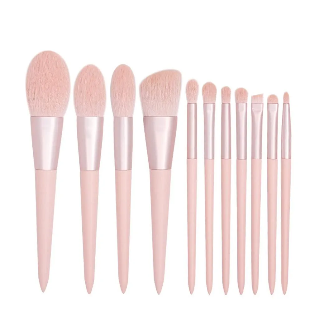 11 Brushes Set Full Set Of Loose Powder Brushes Beauty Tools Eye Shadow Brushes