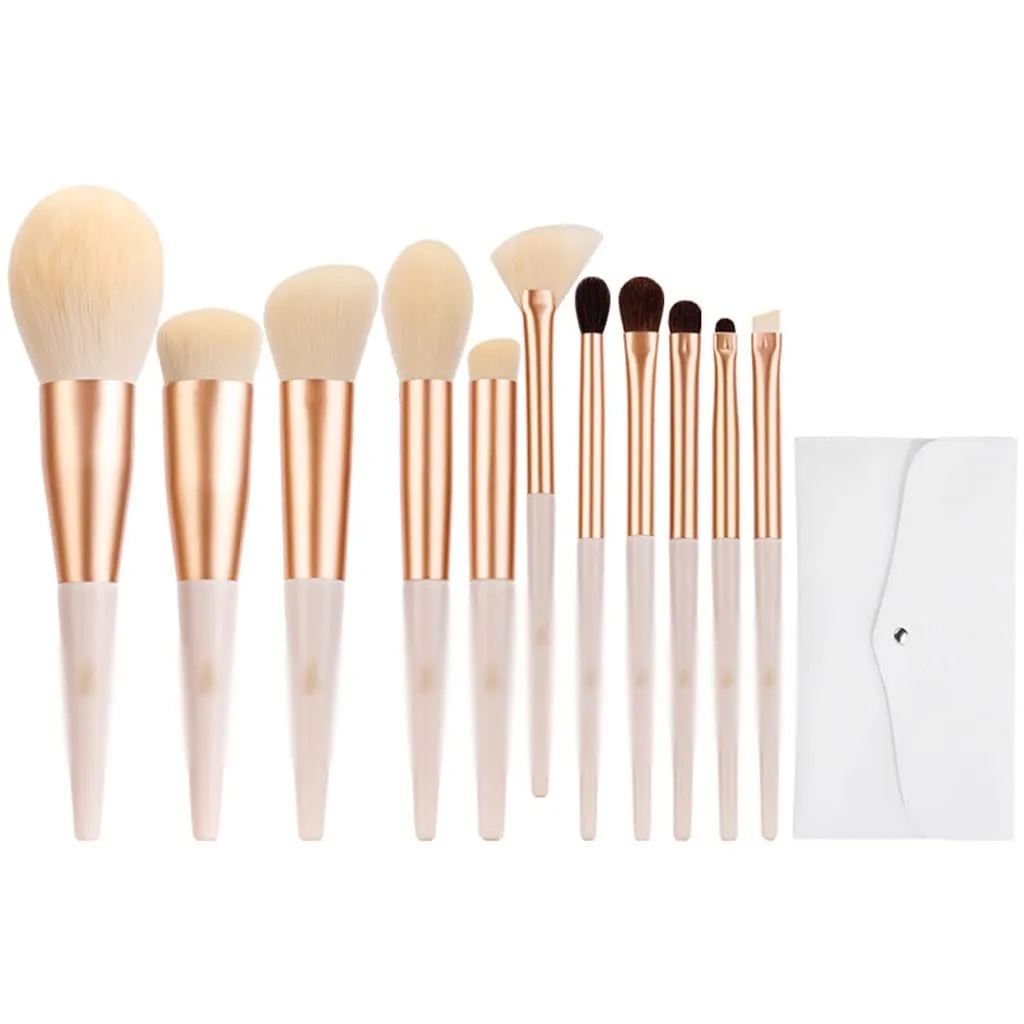 11 Makeup Brush Set Full Set Of Brushes Blush Powder Eye Shadow Brush Beauty Tools