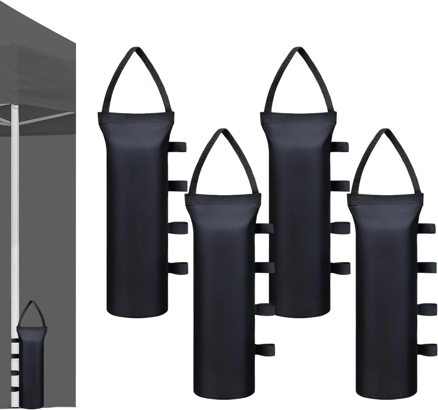 112lbs Canopy Tent Weights Sand Bags Set of 4, Heavy Duty 1680D Canopy Weights Sandbags for Instant Outdoor Canopy, Pop Up Sun Shelter, Gazebos, Sunshade