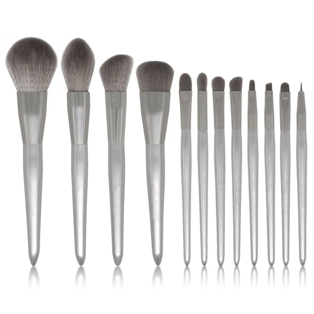 12 Brushes Set Full Set Loose Powder Brushes Beauty Tools Eye Shadow Blush Brush Set