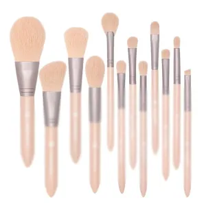 12 Makeup Brush Set Full Set Of Loose Powder Brush Beauty Tools Eye Shadow Brush Highlighter Blush Brush