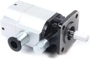 13GPM Hydraulic Log Splitter Pump, Hydraulic Motor 2 Stage Hi Lo Gear Pump Wood Splitter Pumps Log Splitter 13 GPM 2 Stage 1/2" Shaft 3000PSI