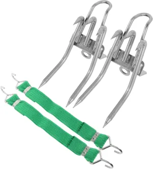 1Set Tree Climbing Spikes Kit Portable Arborist Climbing Gear for Fruit Picking Jungle Survival Hunting and Outdoor Activities Durable Non Slip Design for Secure Tree