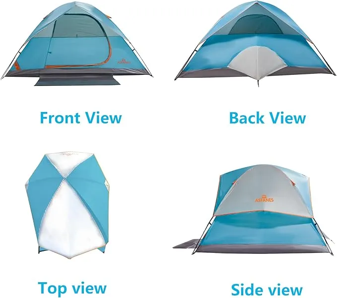 2-12 Person Tents for Camping Waterproof, Backpack Double Layer Camping Tents, Perfect Picnics, Fishing and Backyard Camping