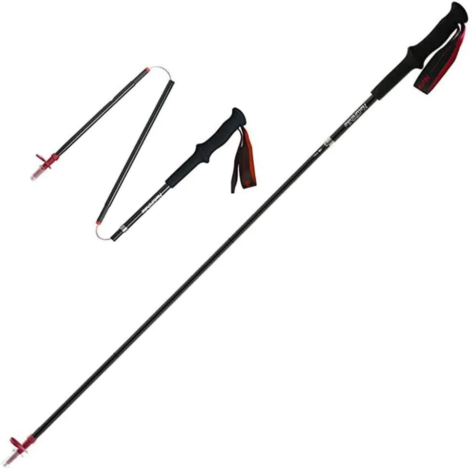 2-Pack Ultralight Carbon Fiber Collapsible Trekking Poles – Adjustable Quick Lock Hiking & Walking Sticks for Men & Women