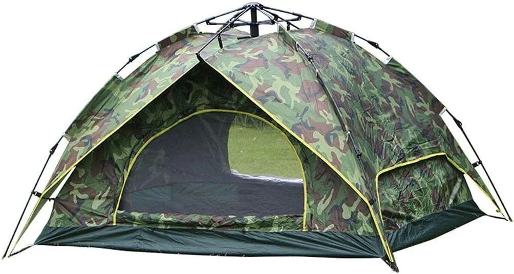 2 Person Rainproof Camping Tents, Pop-Up Dome Camping Tent, Foldable and Breathable Tents, Anti-Mosquito and Protection, Outdoor Camping and Hiking
