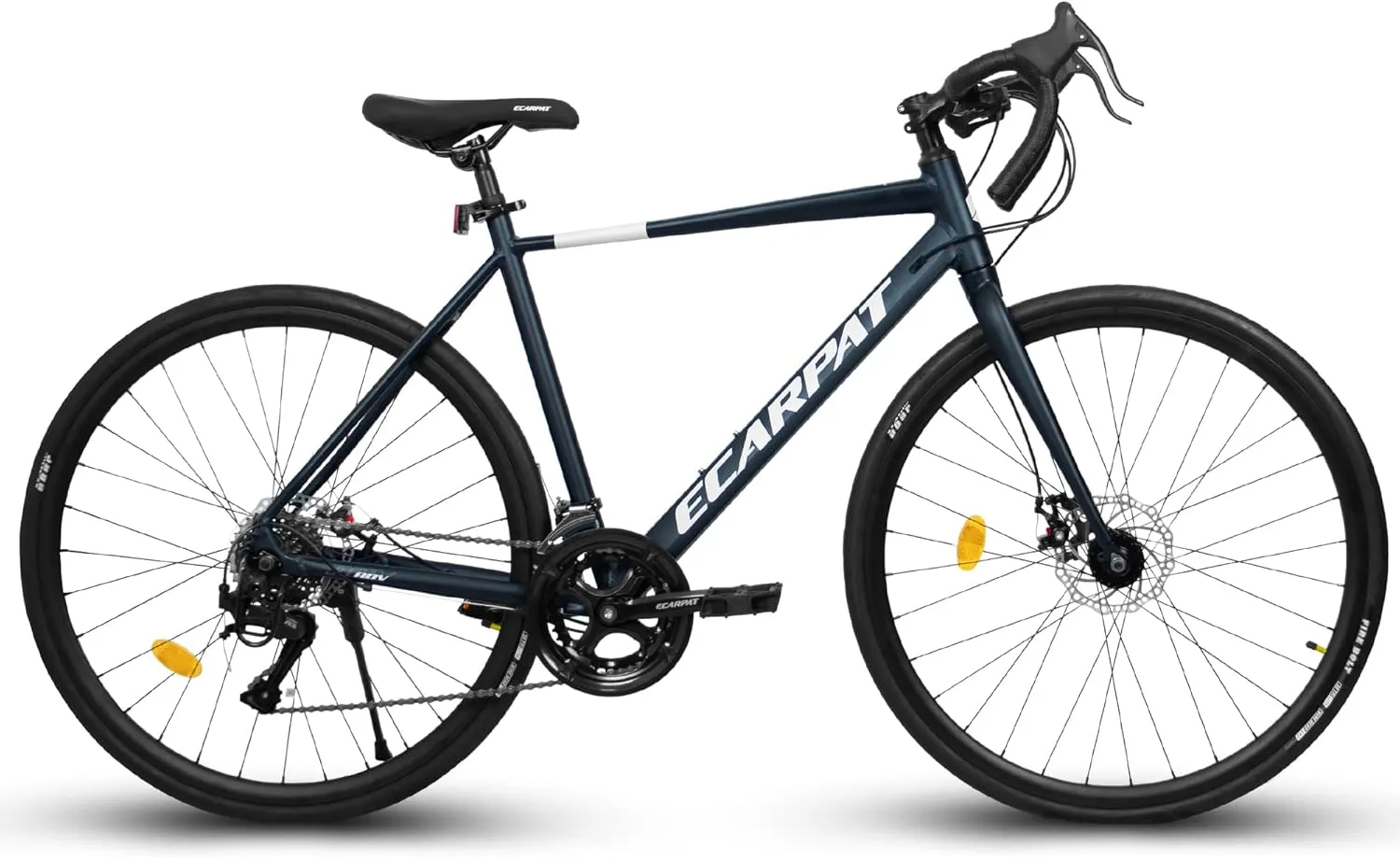 20 Inch 700C Road Bike, 16-Speed Outdoor Bike Disc Brakes, Light Weight Aluminum Frame,Racing Bike City Commuting Road Bicycle L Size for Men Women