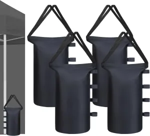 200 lbs Canopy Tent Weights Sand Bags Set of 4, Heavy Duty 1680D Canopy Weights Sandbags for Instant Outdoor Canopy, Pop Up Sun Shelter, Gazebos, Sunshade (200 lbs)