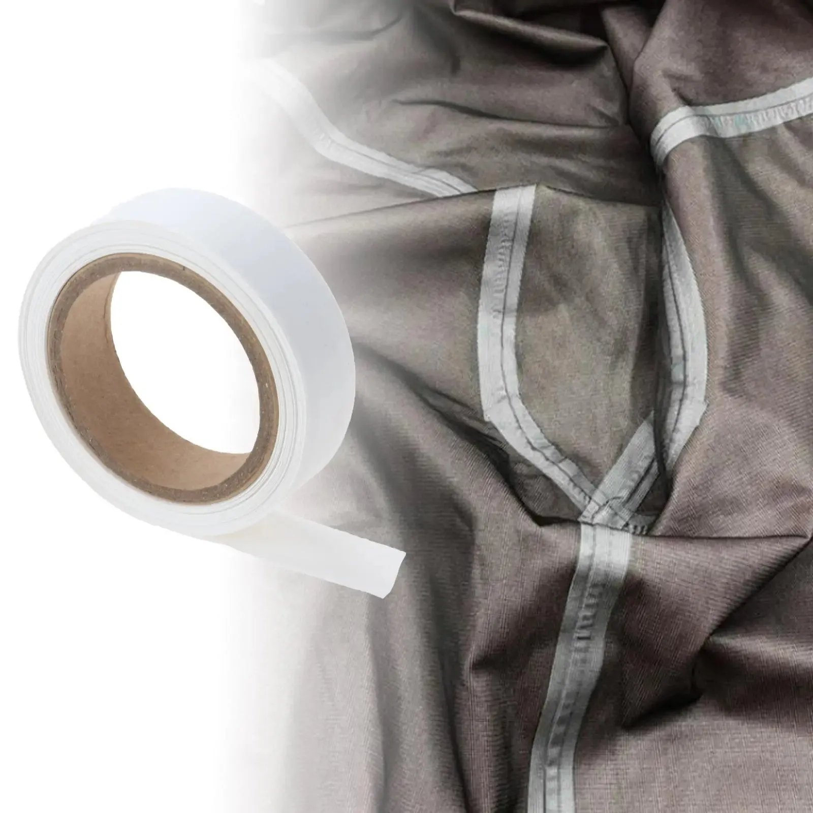 20mmx15m Seam Sealing Tape Adhesive Hot Melt Iron On Tape Tent Repair Waterproof PU Coated Fabric Seam Sealing Tape