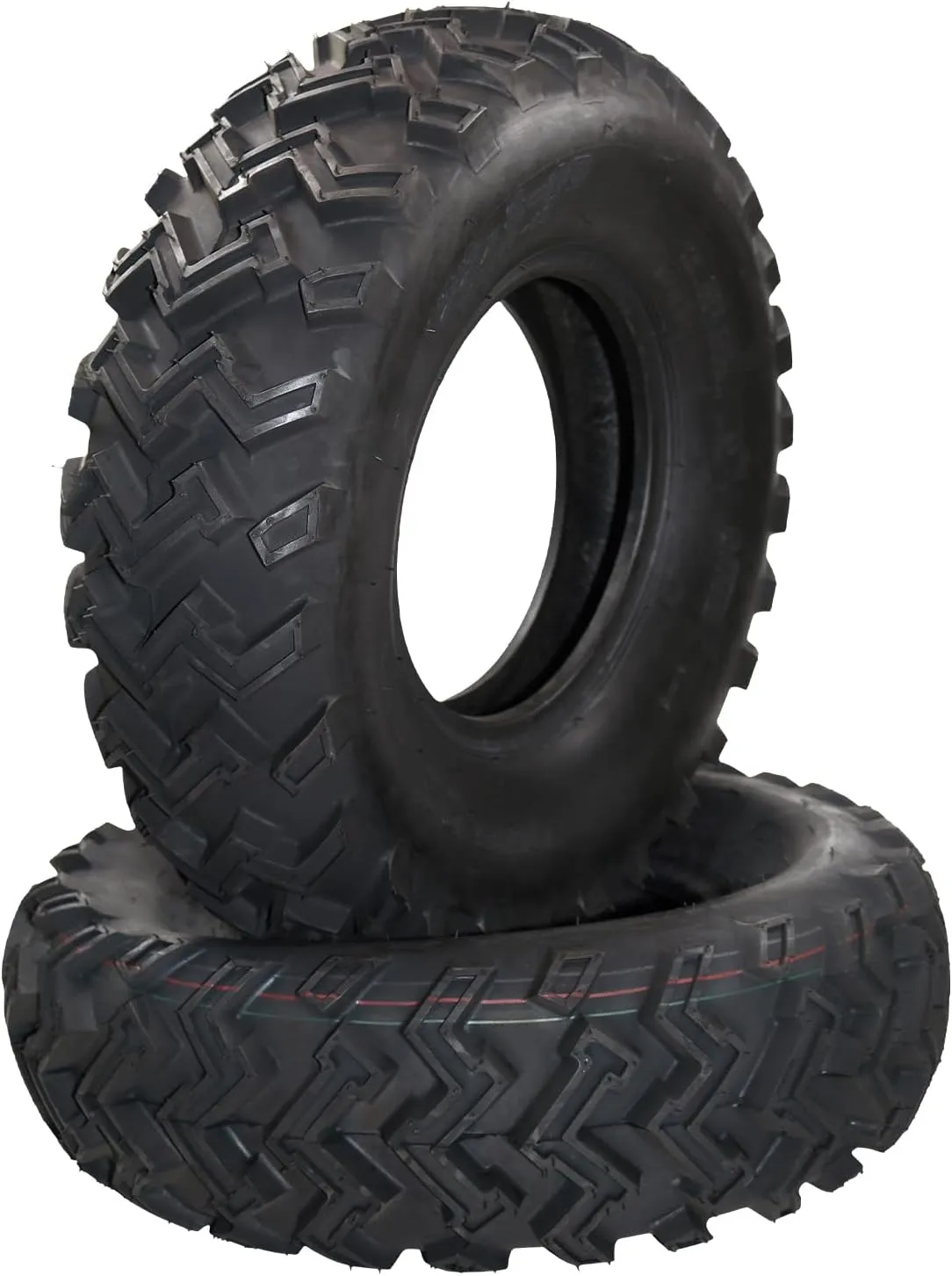 24x8-14 ATV Tires (Pack of 2, Tubeless) - 4-Ply Durable AII-Surface Tire for Sport ATV/UTV & Go Karts, Superior Traction, Smooth Ride, Ideal for Off-Road, Trail, Rock & Desert Adventures