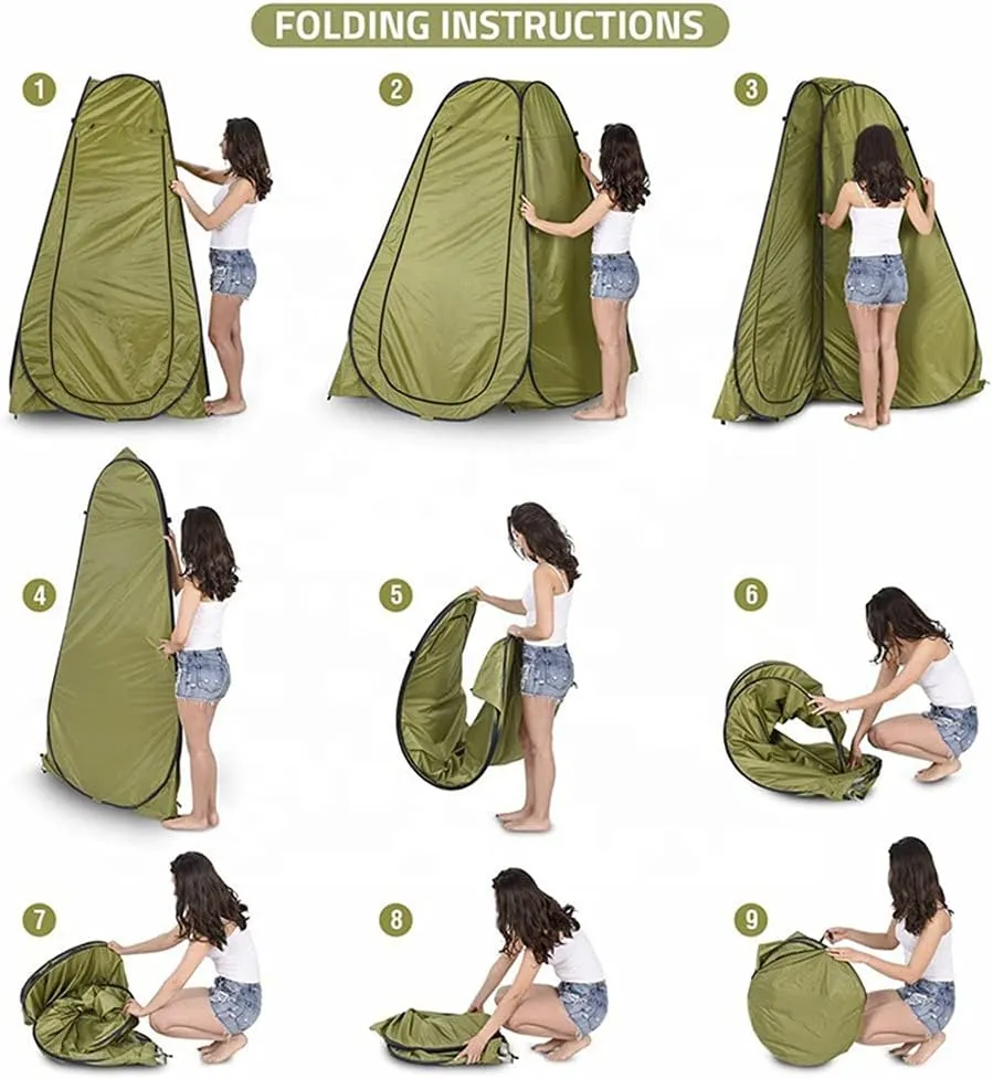 3-4 Person Automatic Tent with Porch Camping Pop Up Tent with 2 Door and 2 Windows Double Layer Instant Family Tent for Camping Outdoor Hiking, Easy Set Up