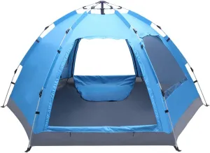 3-4 Person Pop Up Camping Tent Easy Setup,Waterproof & Windproof Camping Tents, Instant Tent for Trekking, Family, Backpacking