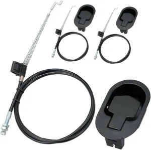 3Pcs Black Aluminum Recliner Handle Replacement with Cable Effortless Sofa Chair Release Lever for Enhanced Comfort and Flexibility Suitable for Various Reclining Furniture