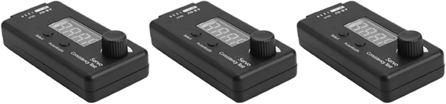 3X Mini 3 Modes Digital Servo/ESC Consistency Tester Steering Gear Measurement for RC Helicopter Airplane Car Tool