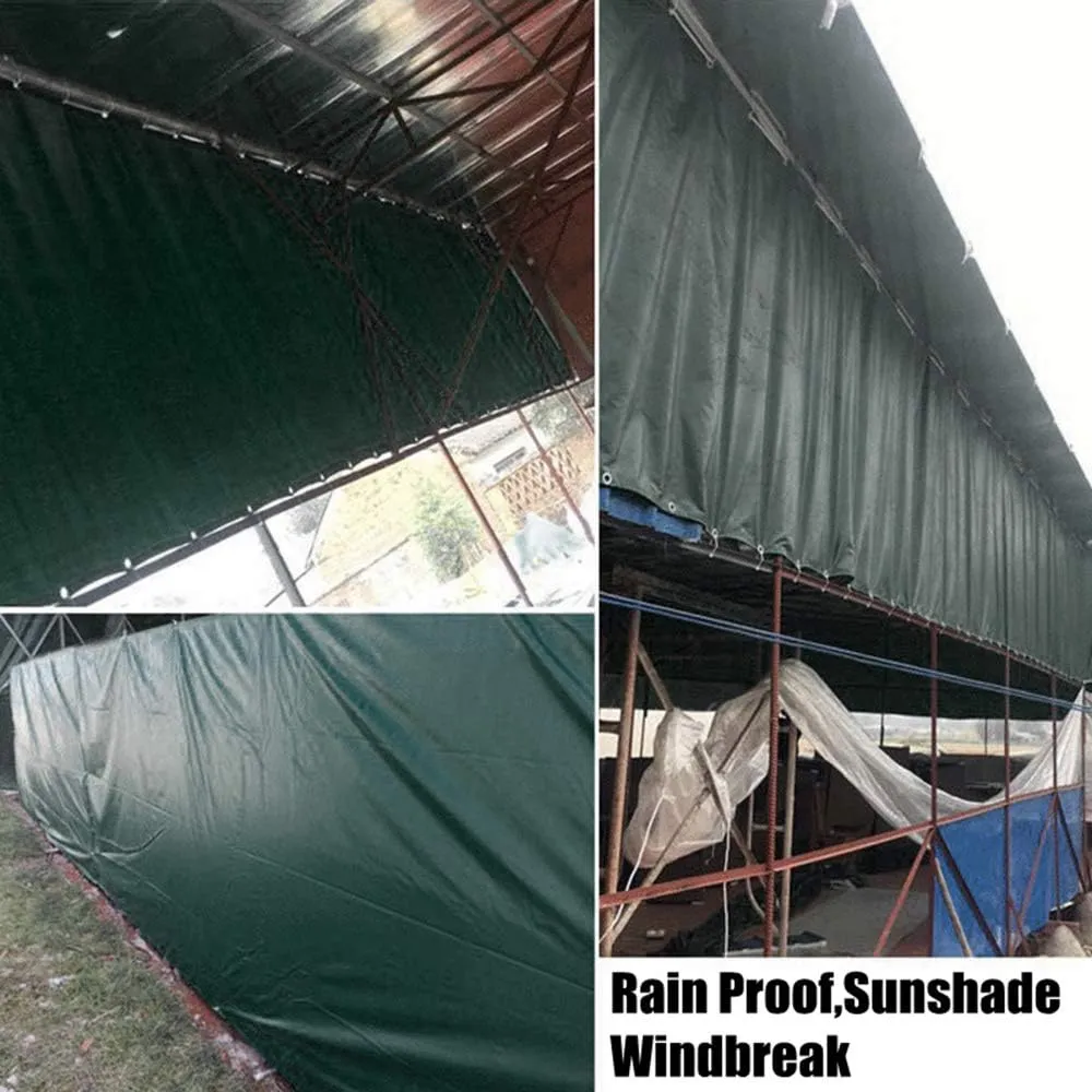 5 Mil 8x20FT Multi Purpose Tarp Cover Waterproof with Reinforced Edges Heavy Duty Tarpaulin Cover UV & Rip Resistant Boat RV Canopy Camping Tent Tarp Shelter Cover