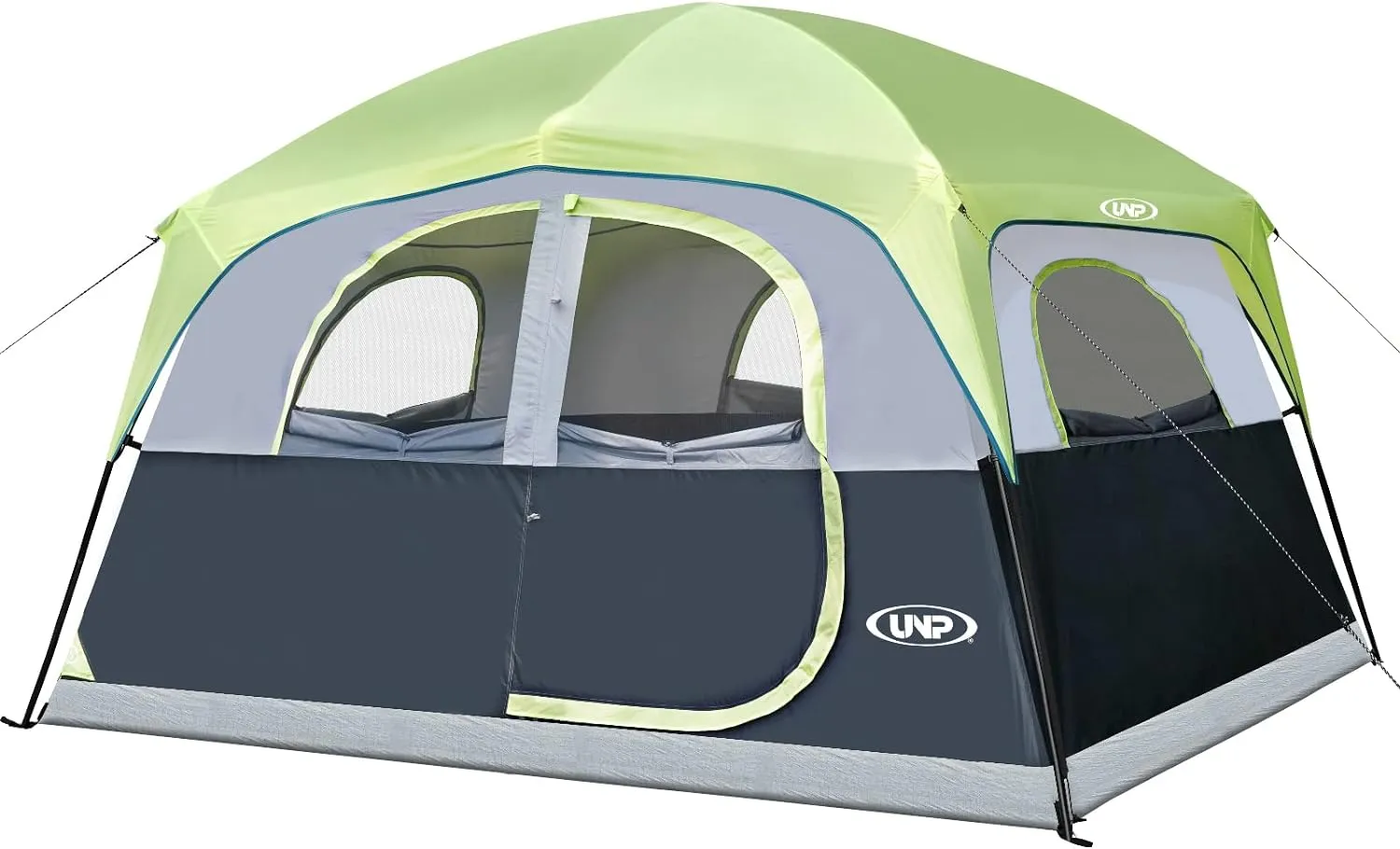 6 Person Waterproof Windproof Easy Setup,Double Layer Family Camping Tent