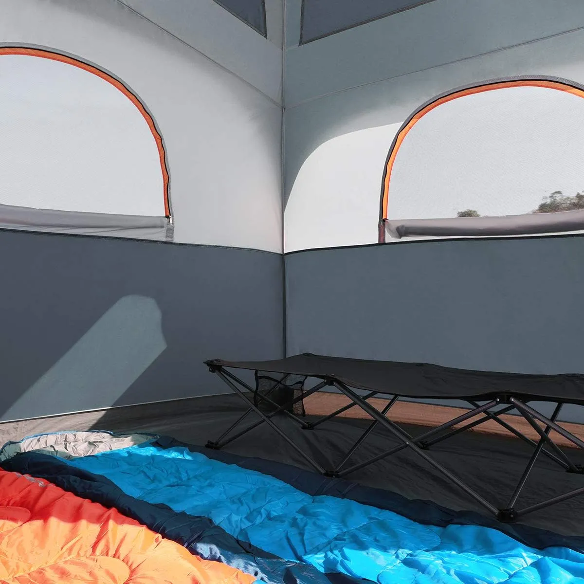 6 Person Waterproof Windproof Easy Setup,Double Layer Family Camping Tent