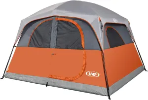 6 Person Waterproof Windproof Easy Setup,Double Layer Family Camping Tent