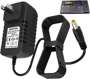 9V Power Adapter for Line 6 POD Go Guitar Effects Pedal Compatible for Most Effect Pedals (Tip Negative)