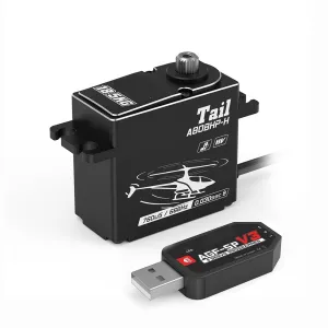 A80BHP-H Tail 18.5KG A80BHX-H Cyclic 30KG HV Fast Speed Brushless Helicopter Servo Motor 1Pcs(A80BHP-H Tail Set 2)