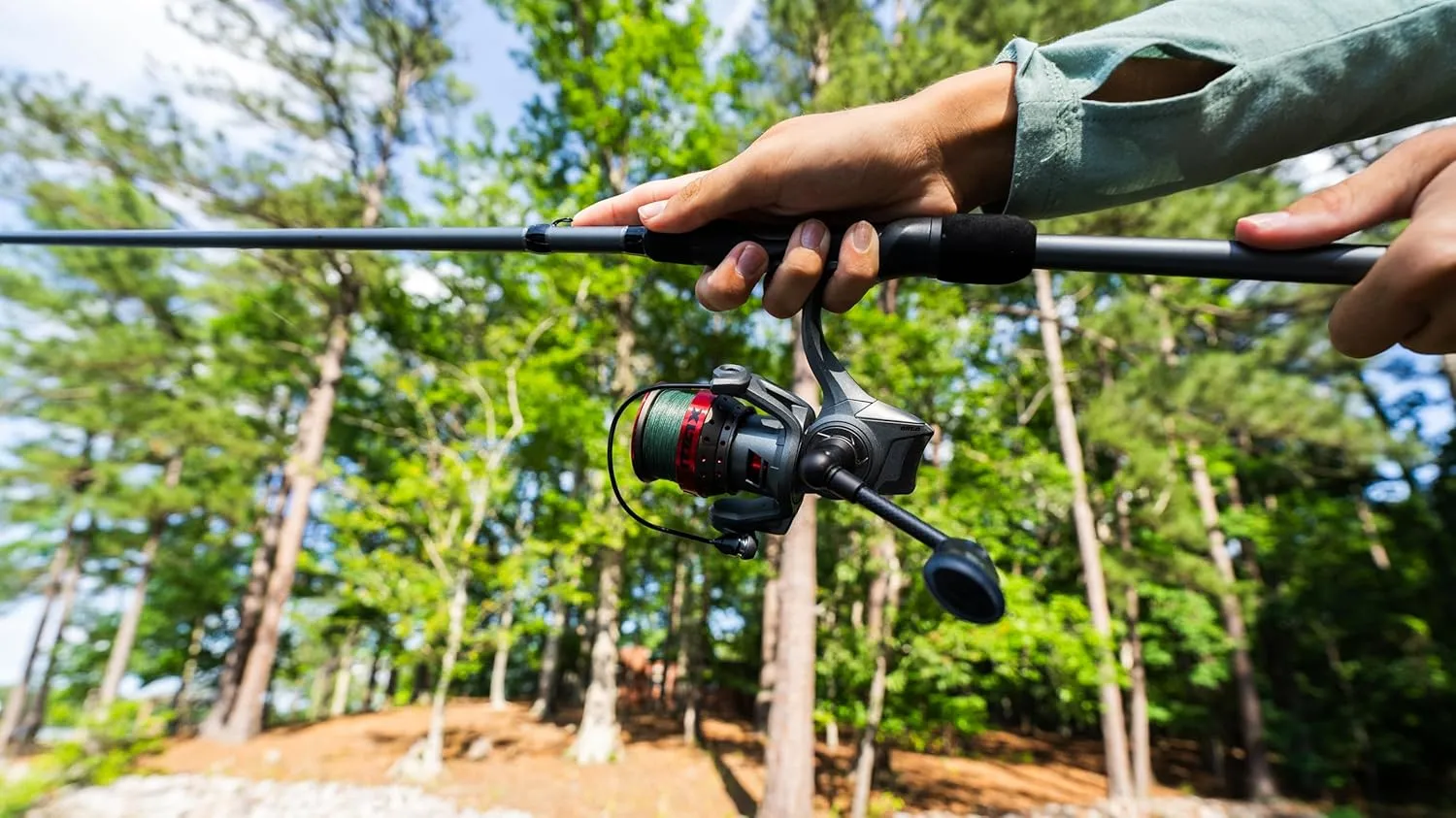 Abu Garcia Max Elite Spinning Reel and Fishing Rod Combo