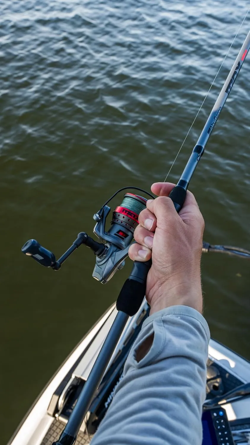 Abu Garcia Max Elite Spinning Reel and Fishing Rod Combo