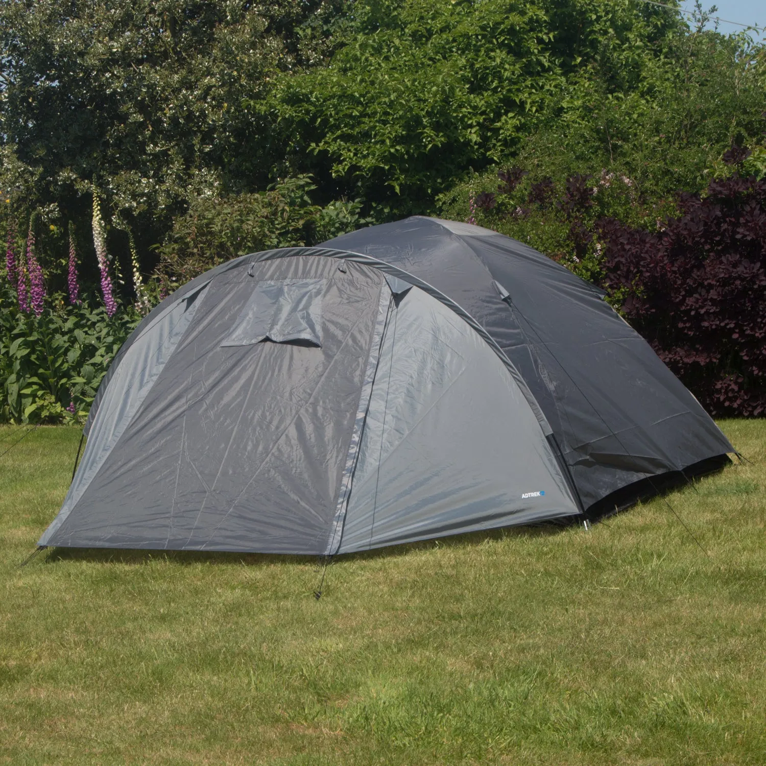 Adtrek Double Skin Dome 4 Man Berth Camping Festival Family Tent