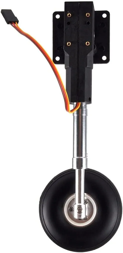 Airplane Landing Gear Set, Electric Servoless Retractable Landing Gear with Wheels Set fit for 4-6kg 40-60E RC Plane for RC Model Airplane Plane Accessories (Color : 1 pc Main retracts)