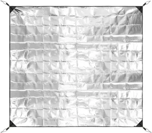 Aluminum Foil Foams Sleep Pad Double Side Waterproofs Foil Mat Sleep Tent Pad Thermal Insulating Mat Easy to Carry