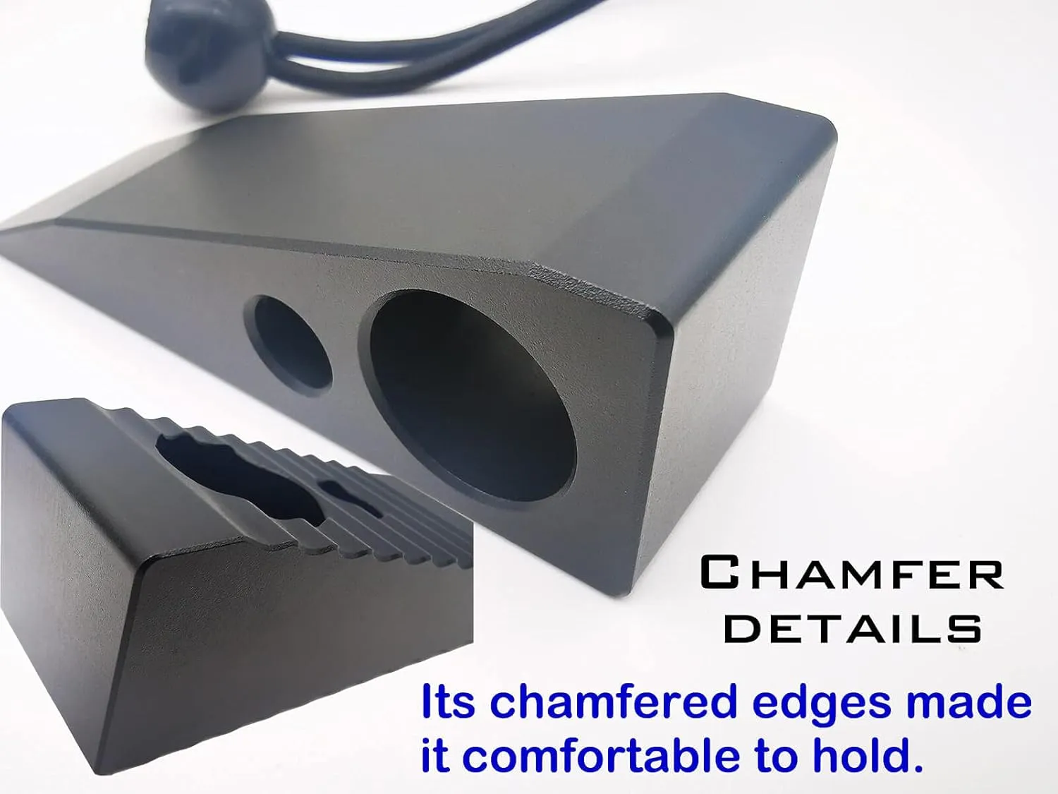 Aluminum Wedge Firefighter Door Wedge - Aluminum Door Wedge Marries To Halligan Bar, Super Light Metal Wedge Firefighter Gear
