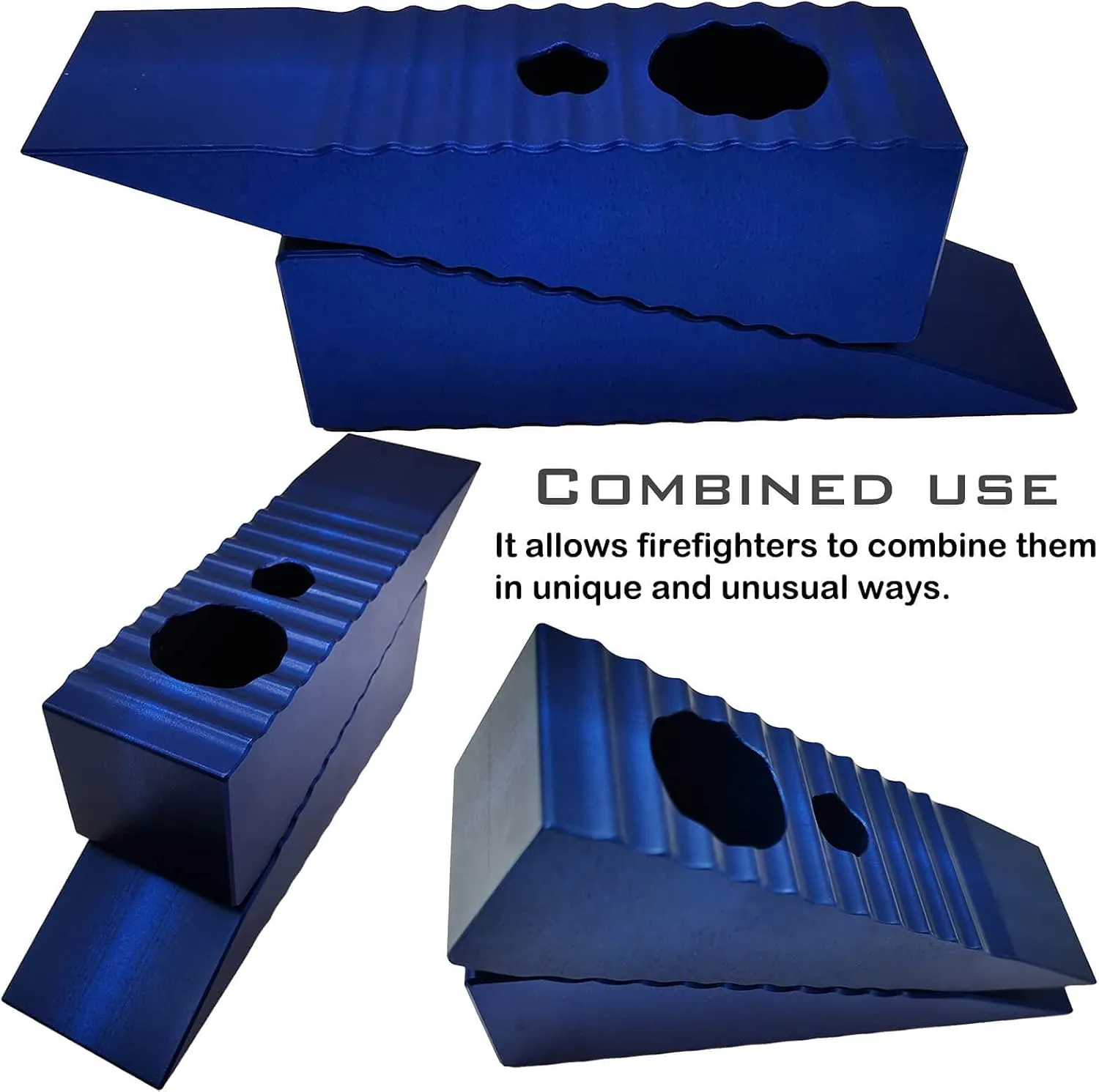 Aluminum Wedge Firefighter Tools - Firefighter Door Wedge, 4.3 Oz Ultra-Light 7075-T6 Aluminum Metal Wedge