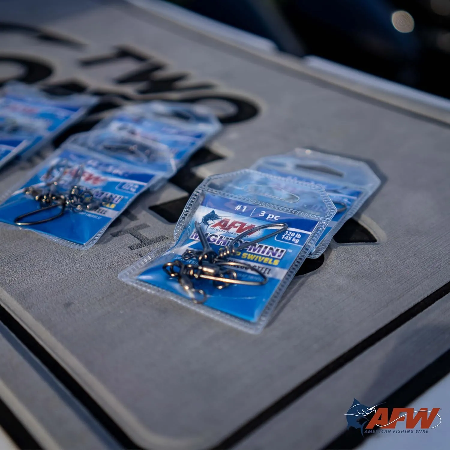 American Mighty Mini Snap Crane Swivels - 100% Stainless Steel, 3X Stronger Than Brass, Up to 600lb Test - Essential Gear for Every Tackle Box - Ideal for Any Fishing Line Leader