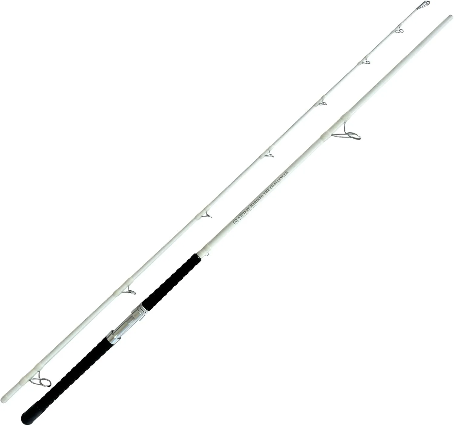ANCIENT MARINER Catfish Fishing Rods 10' 2-Piece Glow in The Dark Catfishing Fishing Pole Ancient Mariner The Challenger Spinning Rod, Heavy