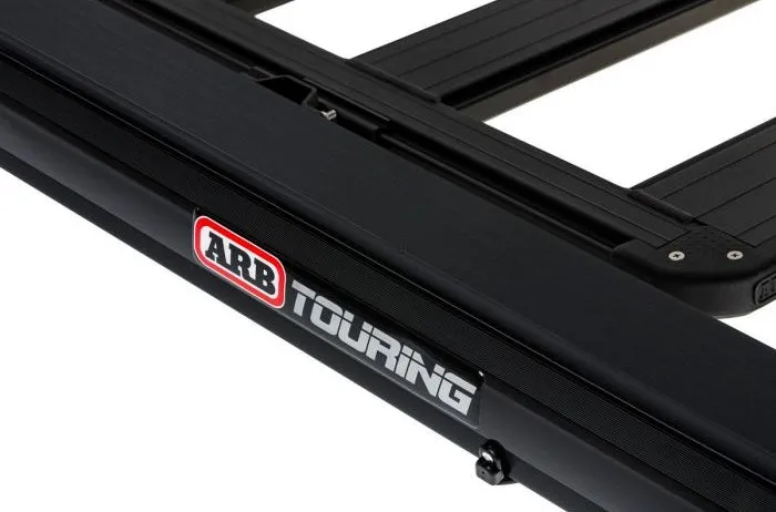 ARB Black Aluminum-Encased Awning w/ LED Light Strip - 8.2ft x 8.2ft
