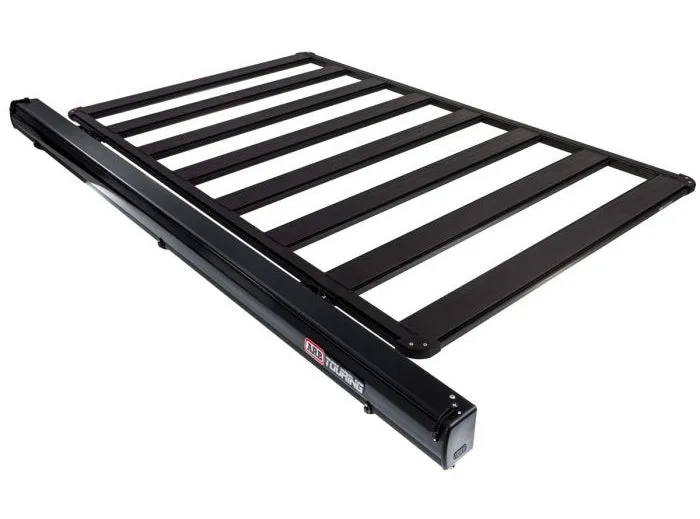 ARB Black Aluminum-Encased Awning w/ LED Light Strip - 8.2ft x 8.2ft