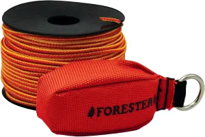 Arborist Throw Line Kit - Ultra Slick 100% Polyester Rope with 11 oz Weighted Throw Bag | Forestry Tree Gear for Low and High Limb Throwing | 3/16 Inch Thick Rope