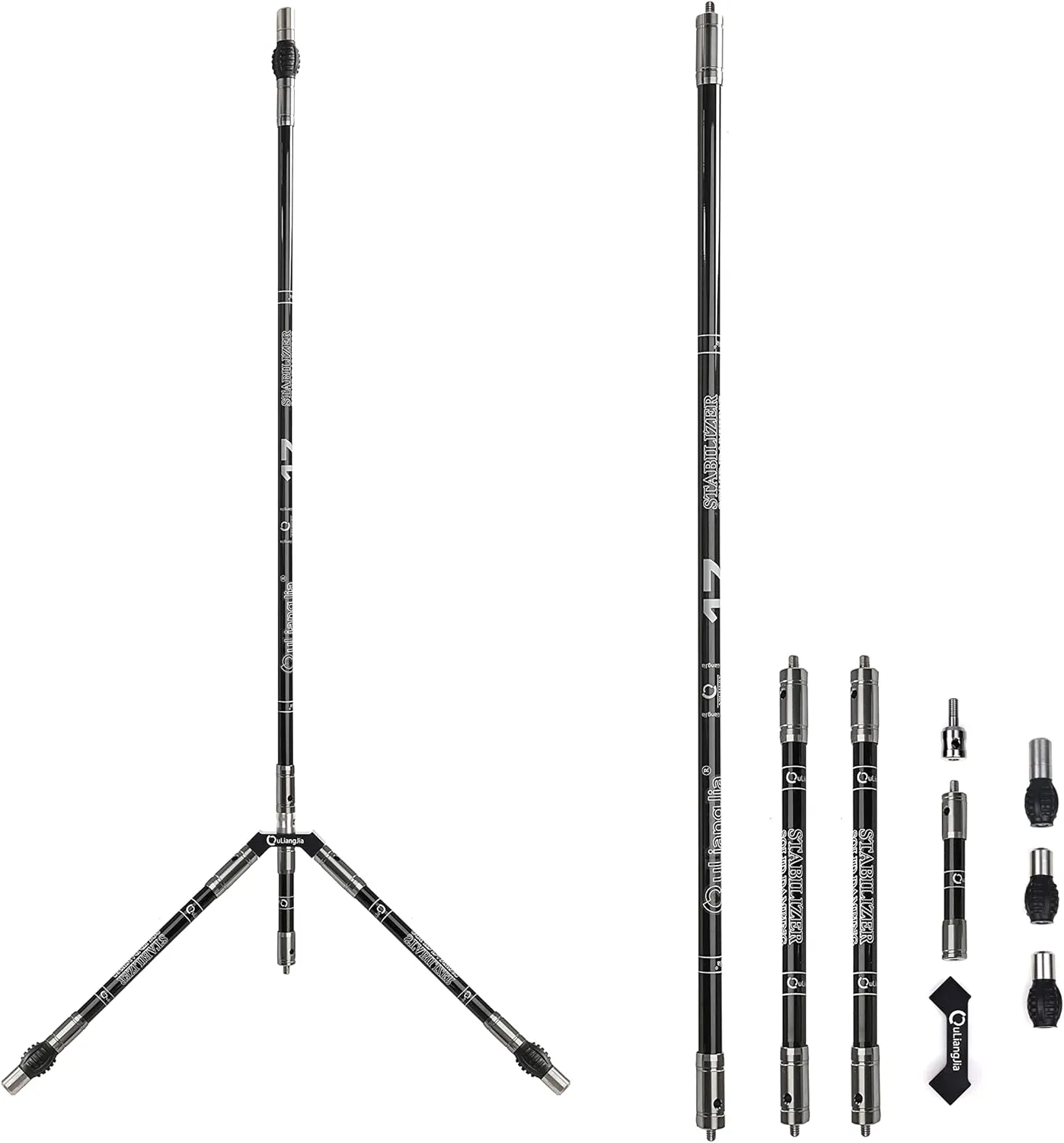 Archery Bow Stabilizer Set for Recurve Bow Carbon Fiber Bow Stabilizer Extension Pole Rod Bow Stabilizer ¡­