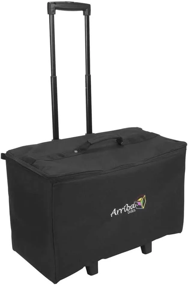 Arriba Padded Multi Purpose Case Acr-22 Bottom Rolling Stackable Case Dims 22X12X15 Inches