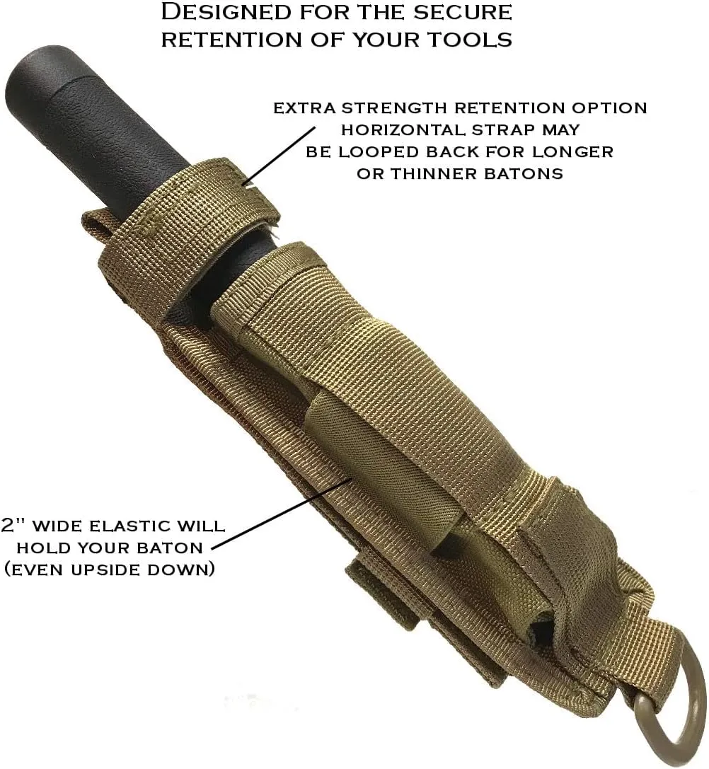 ASP Molle Baton Holder Pouch fits Expandable Batons and Flashlights