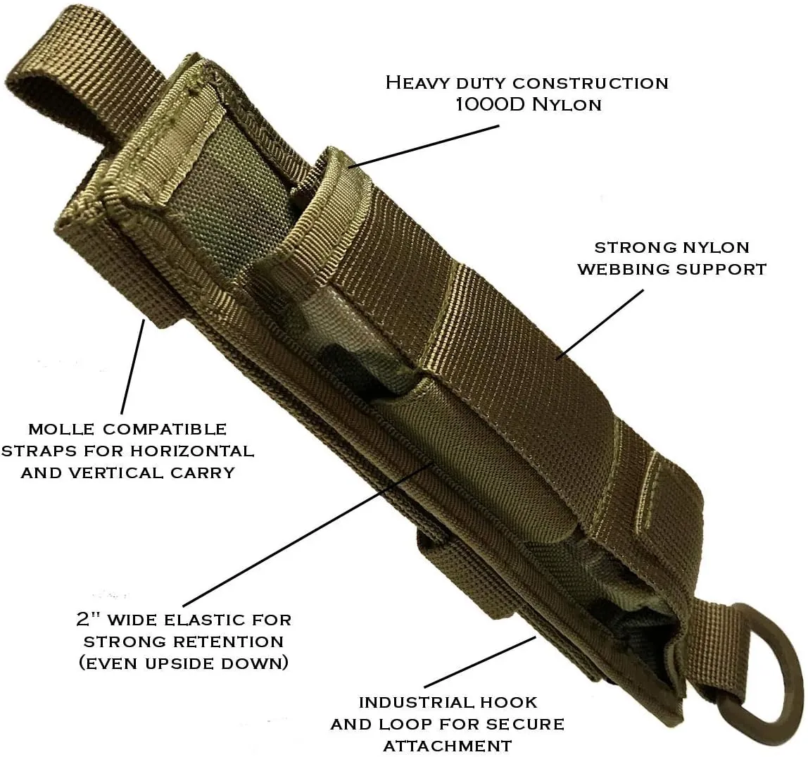 ASP Molle Baton Holder Pouch fits Expandable Batons and Flashlights