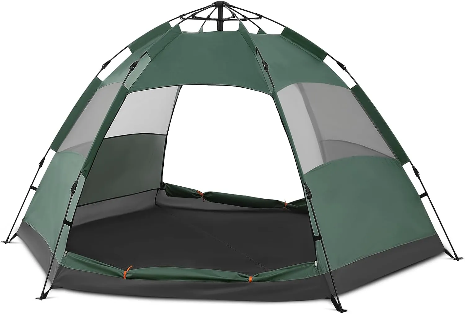 Athena Collection 3-4 Person Camping Tent, Family Camping Travel Dome Tent with Bag, Portable Outdoor Tent with Rainfly Waterproof Camping Equipment with Footprint for Lawn, Garden, Park