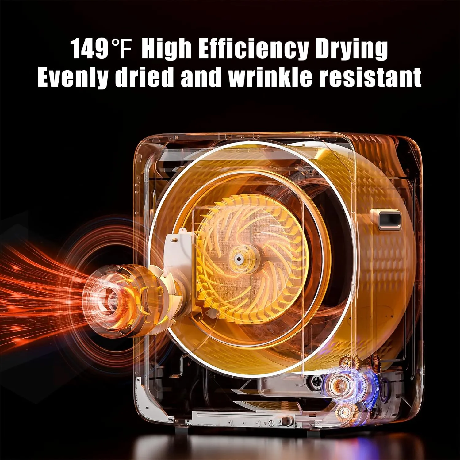 Auertech Portable Washer and Dryer Combo Set, 18 lbs Fully Automatic Washing Machine, 10 lbs Portable Dryers, Compact Washer and Dryer for Apartment, RV, Dorm