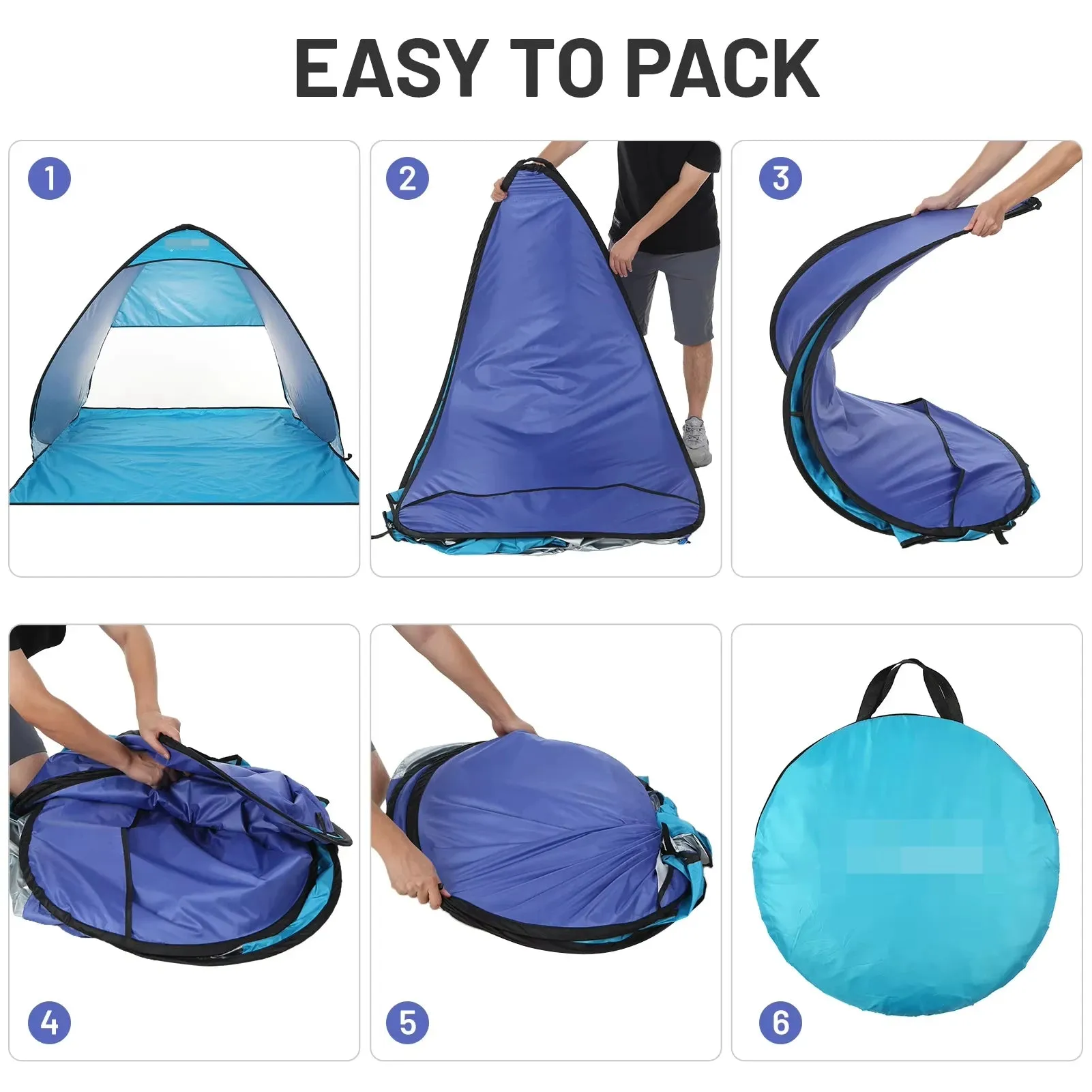 Automatic Pop Up Beach Tent