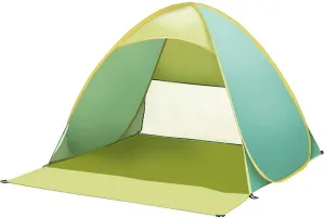 Automatic Pop Up Instant Portable Outdoors Quick Cabana Beach Tent Sun Shelter